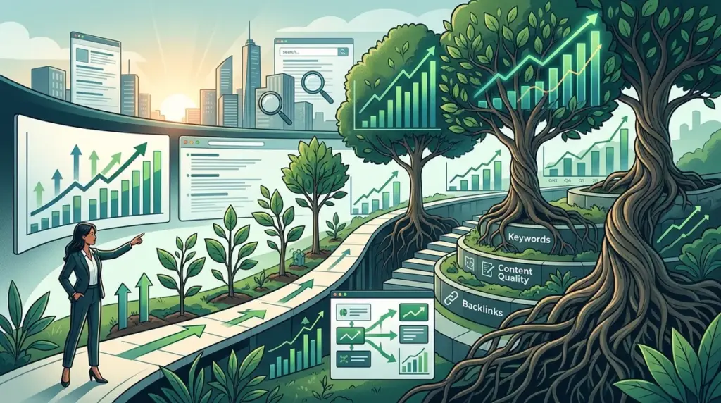 What Sustainable SEO Growth Looks Like Over Time